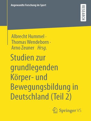 cover image of Studien zur grundlegenden Körper- und Bewegungsbildung in Deutschland (Teil 2)